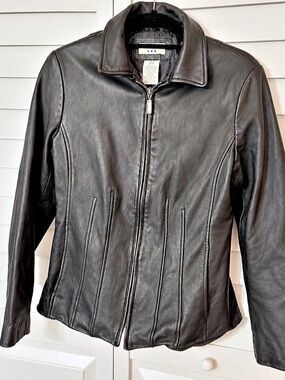 Covington Women's Leather Jacket Black Size Small